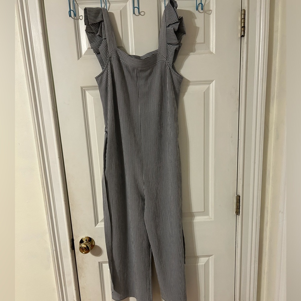 Striped jumpsuit